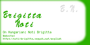 brigitta noti business card